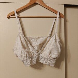 Gap Lace Bralette XL Cream